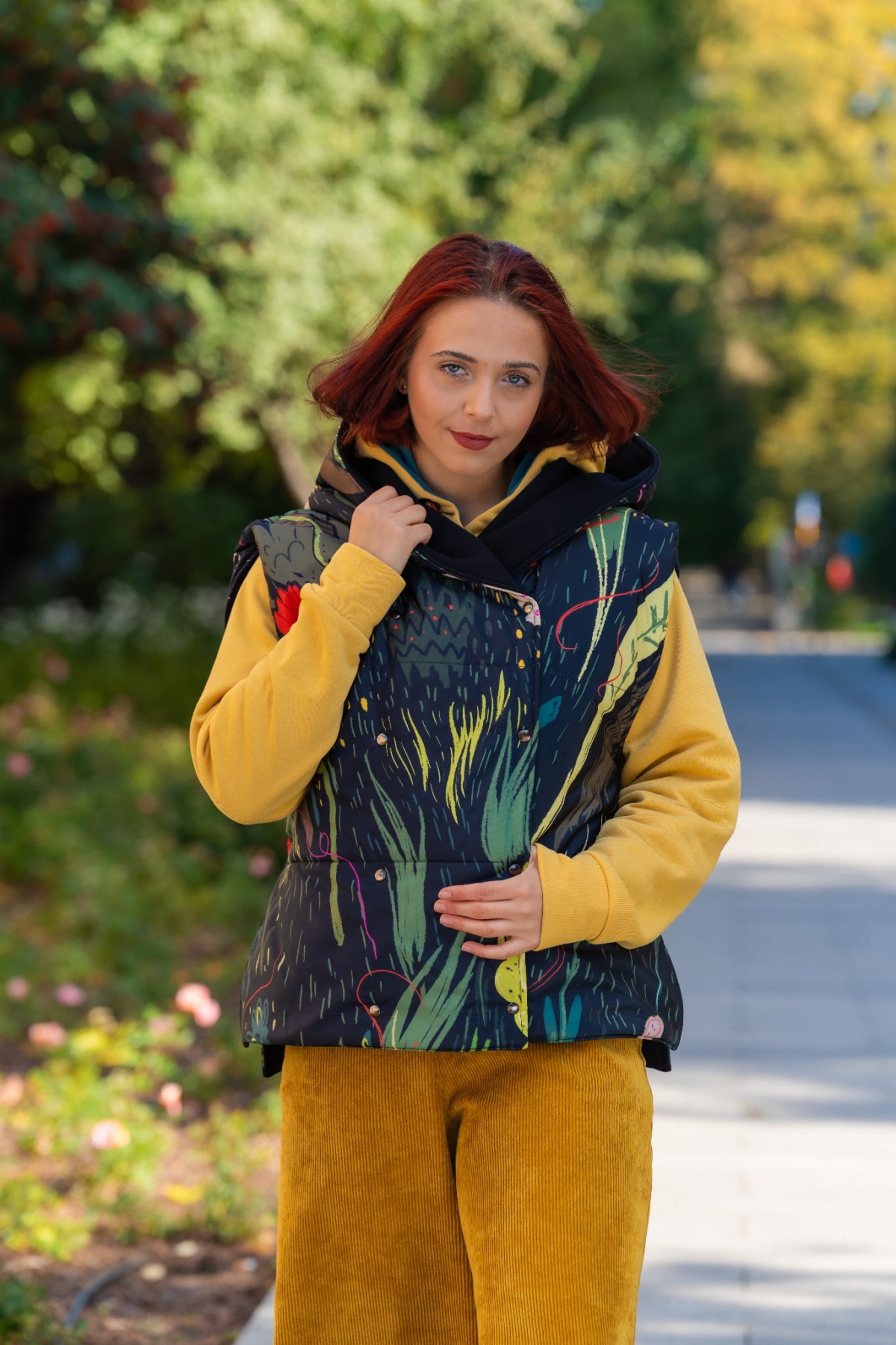 KAMIZELKA KRÓTKA FLORA