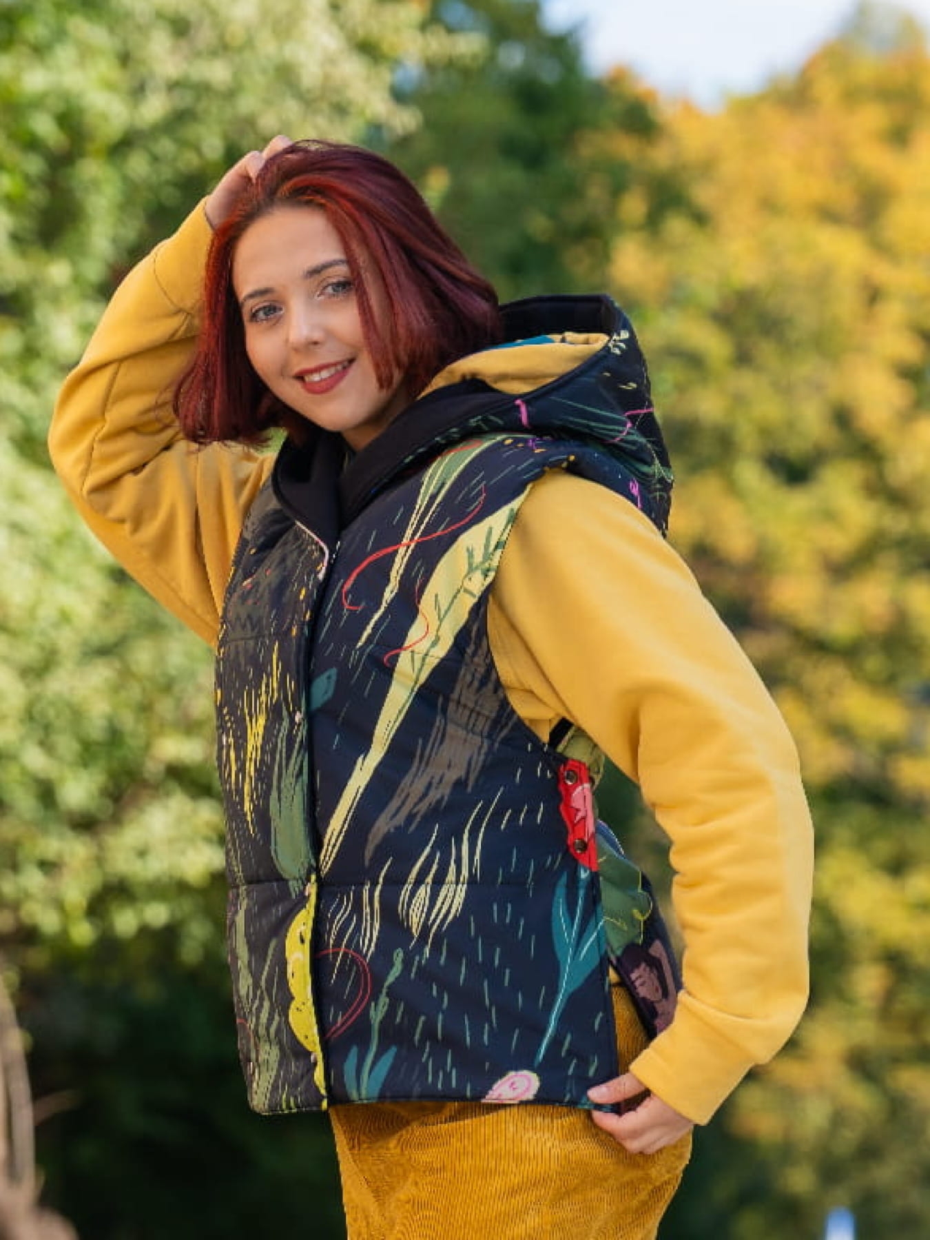 KAMIZELKA KRÓTKA FLORA