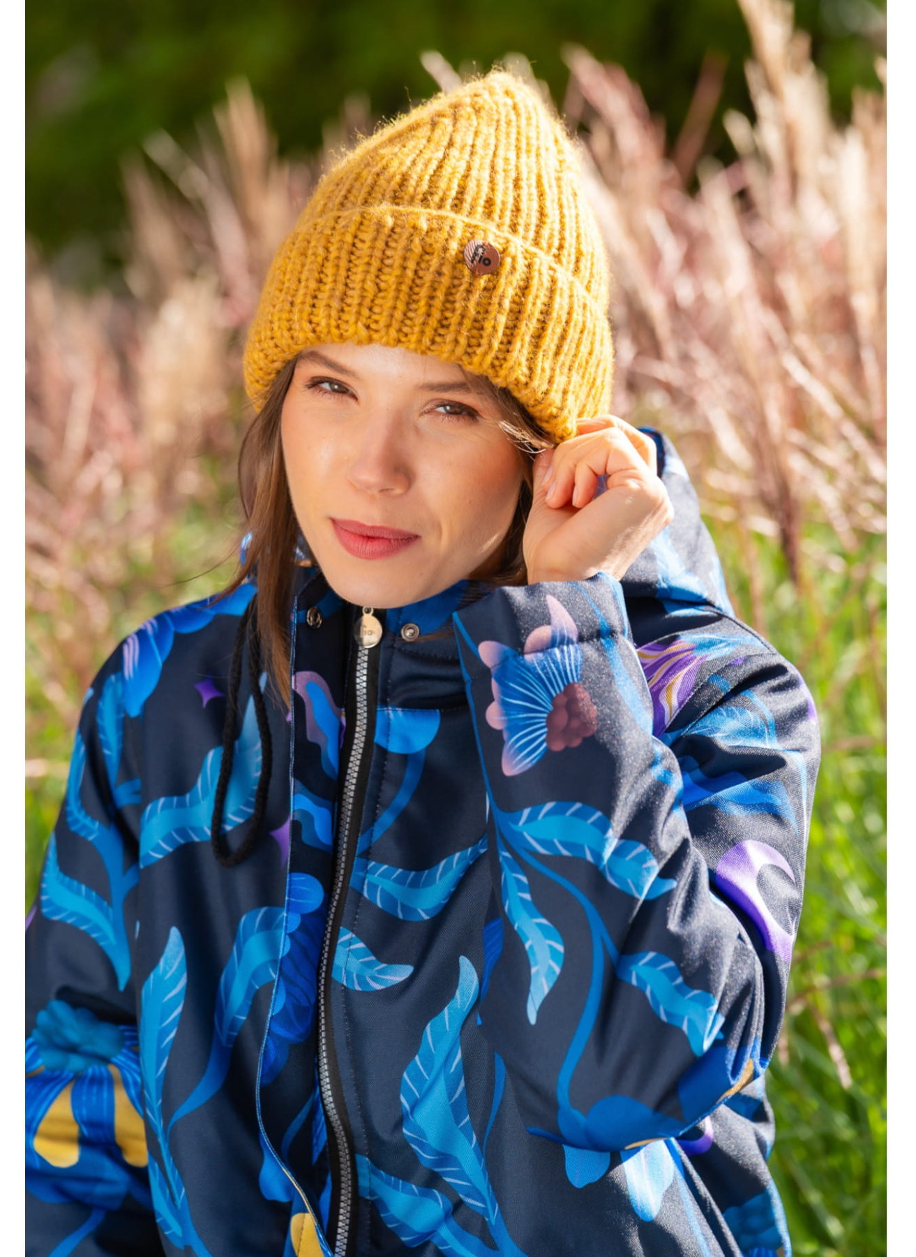KURTKA OCIEPLANA BLUE GARDEN