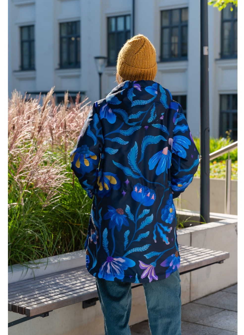 KURTKA OCIEPLANA BLUE GARDEN