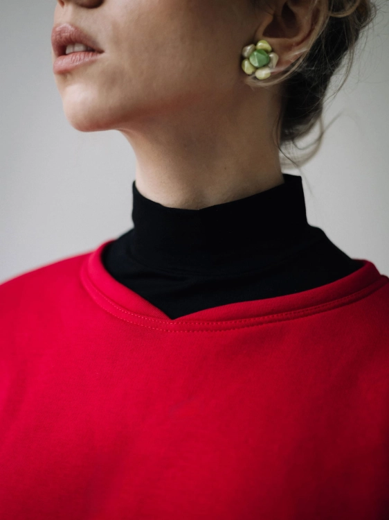 BLUZA KARMIN