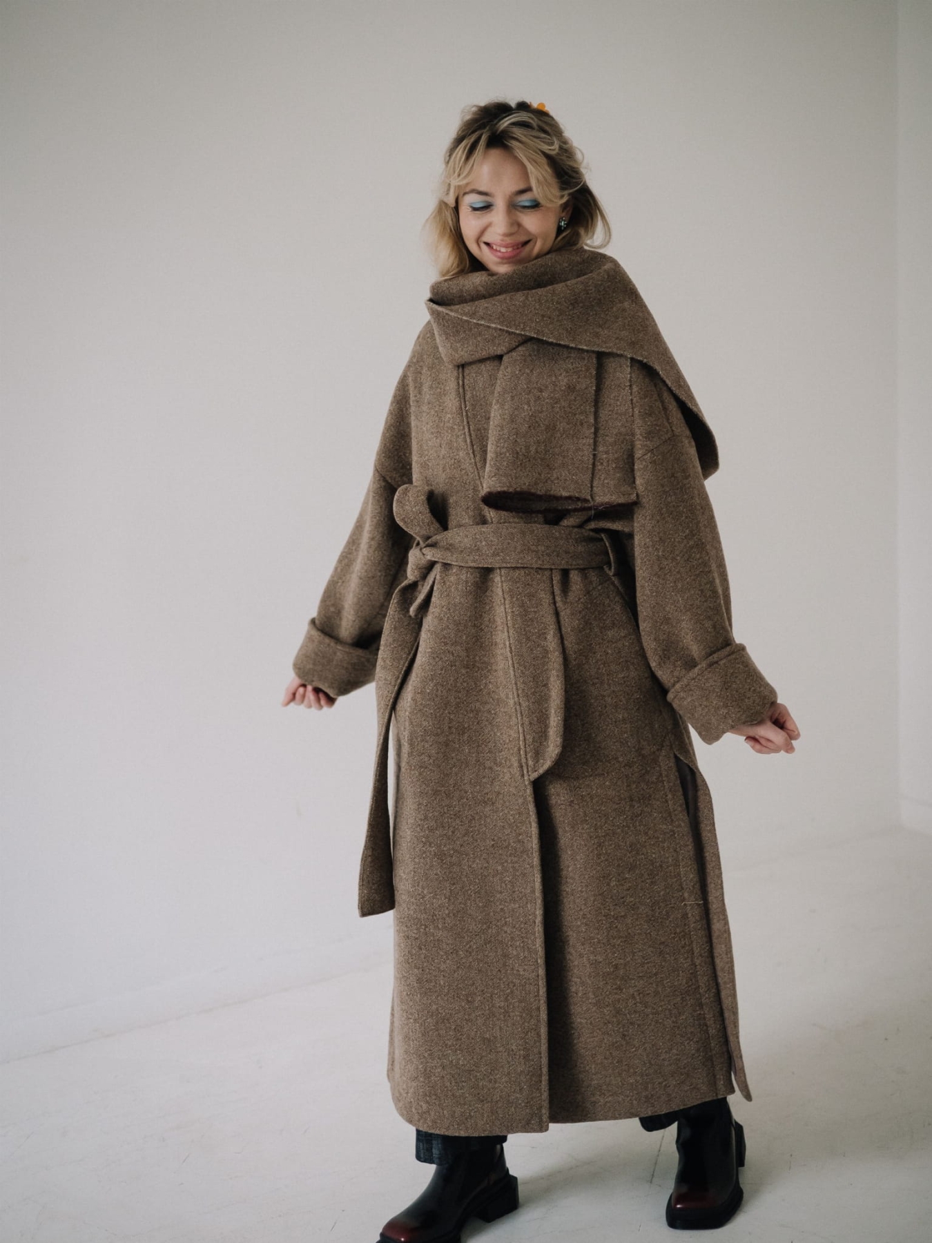 PŁASZCZ WEŁNIANY NORTH