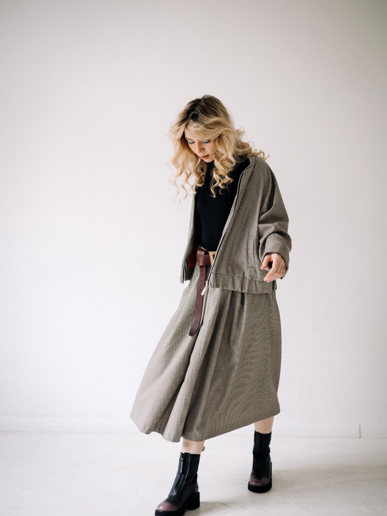 SPÓDNICA PEPITA CLASSIC