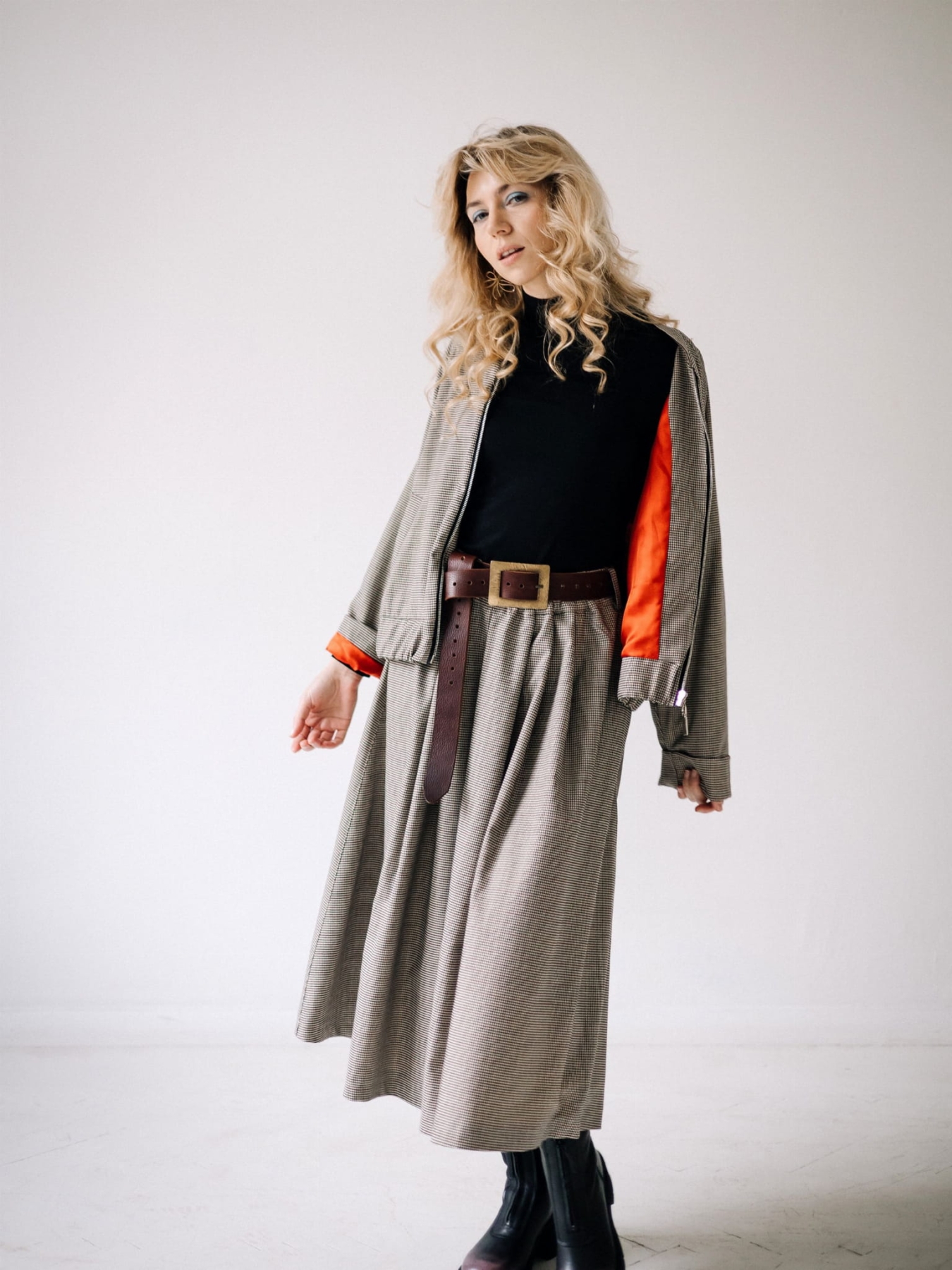 SPÓDNICA PEPITA CLASSIC