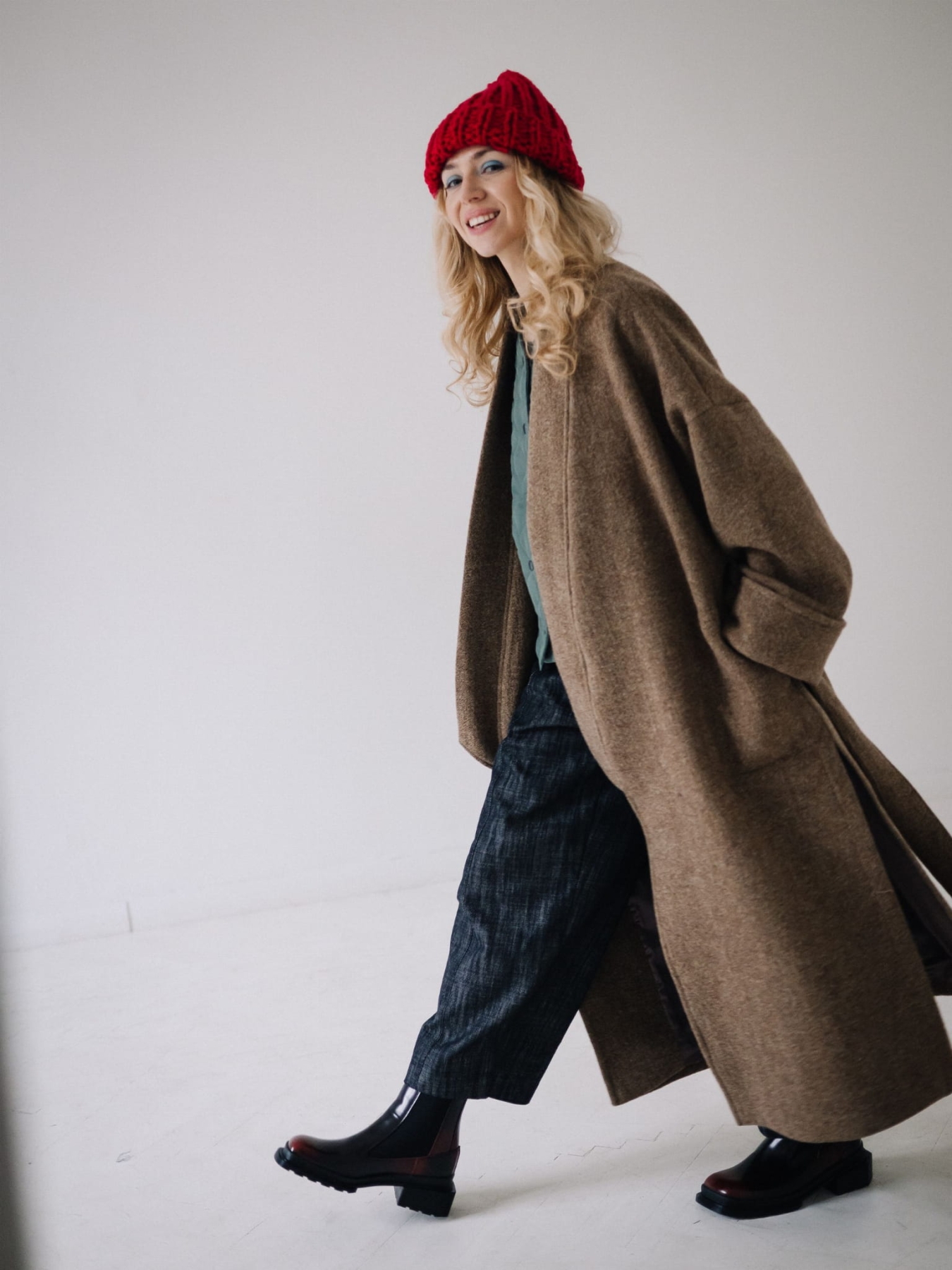 PŁASZCZ WEŁNIANY NORTH