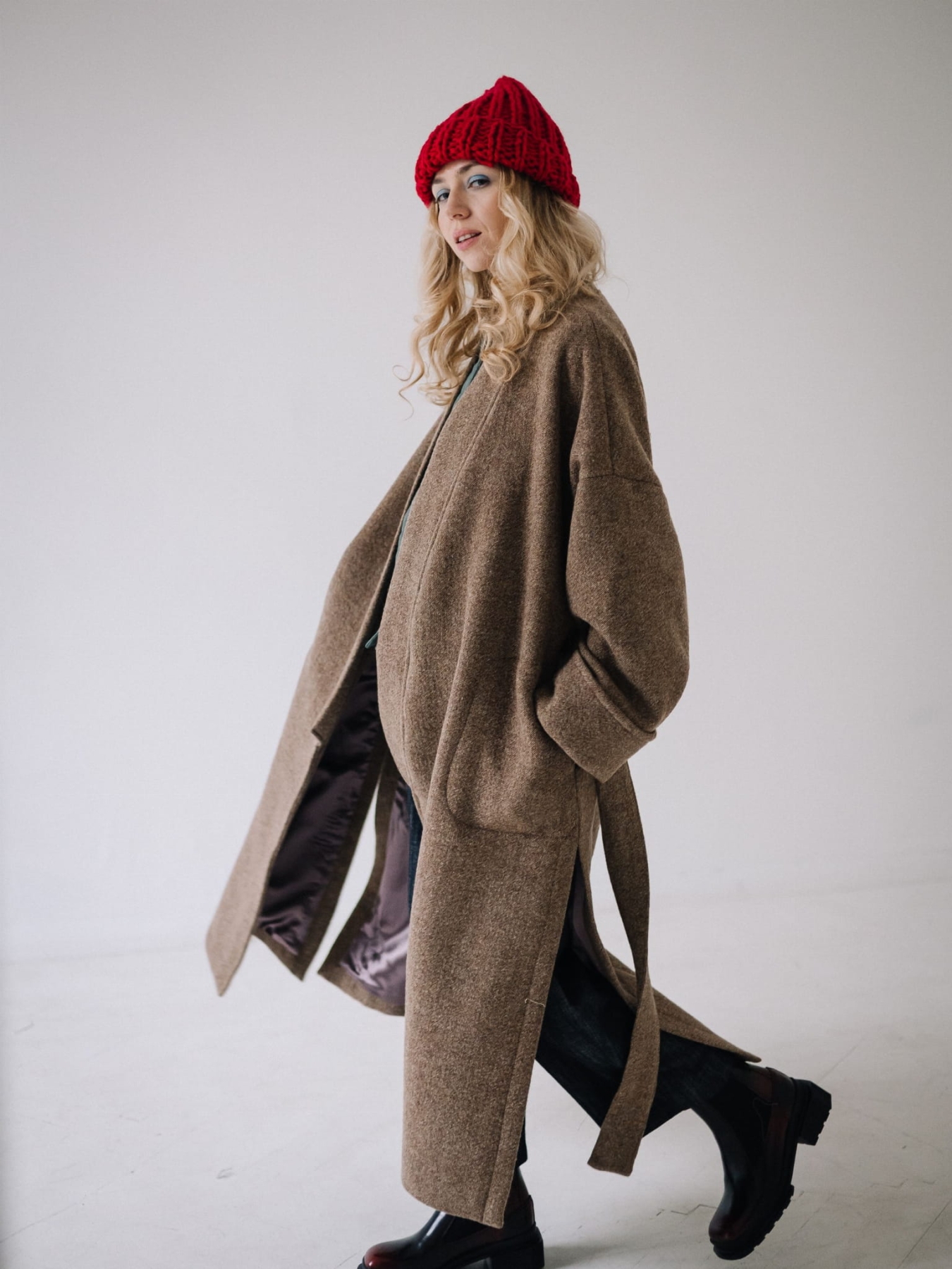 PŁASZCZ WEŁNIANY NORTH