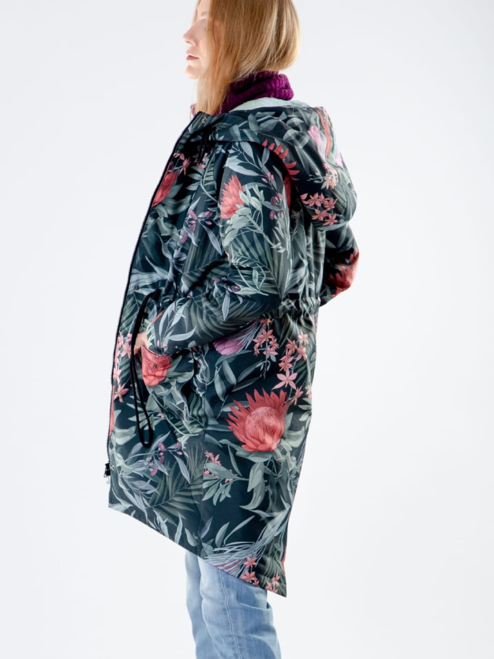 Kurtka Fio zimowa - Flowers