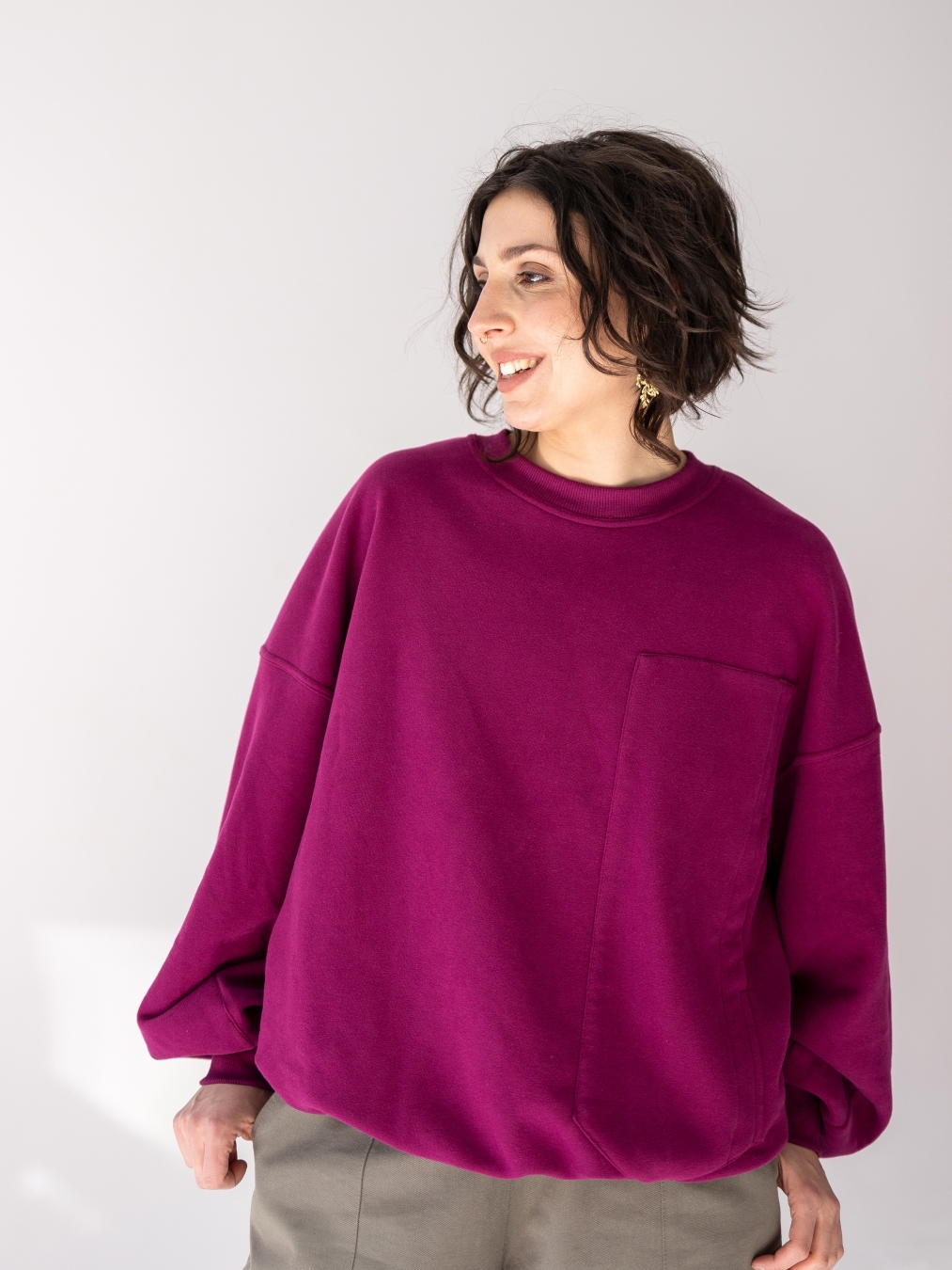 BLUZA SOFT MAGENTA