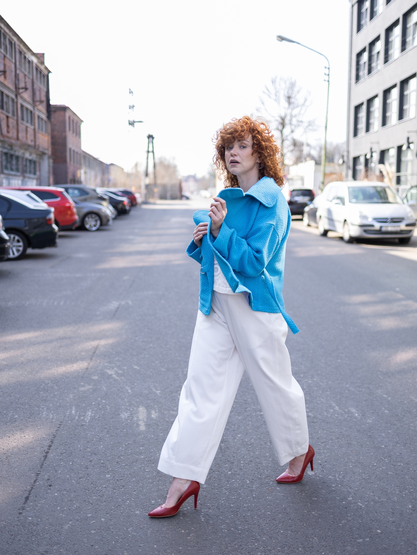 Kurtka Valerio – 100% bawełna, tkanina o luźnym splocie