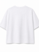 Biały T-SHIRT ANTS ze 100% bawełny z autorskim nadrukiem dwóch czarnych mrówek i czerwonej kropki na przodzie