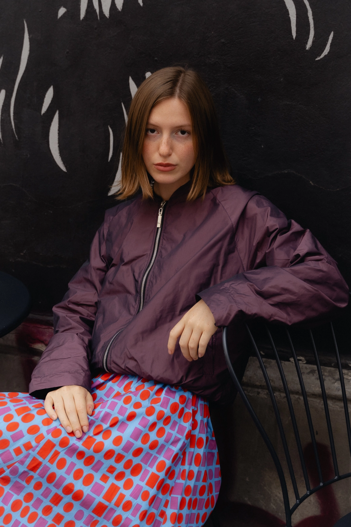 BOMBERKA MIO PLUM z tafty memory Pracownia FIO