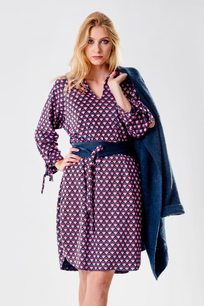 Sukienka szmizjerka FIO Sonja - violet