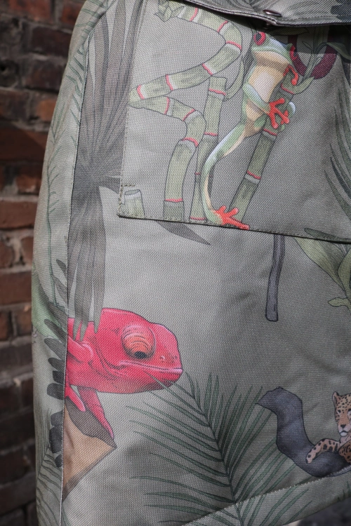 Kurtka zimowa parka – Afryka Khaki