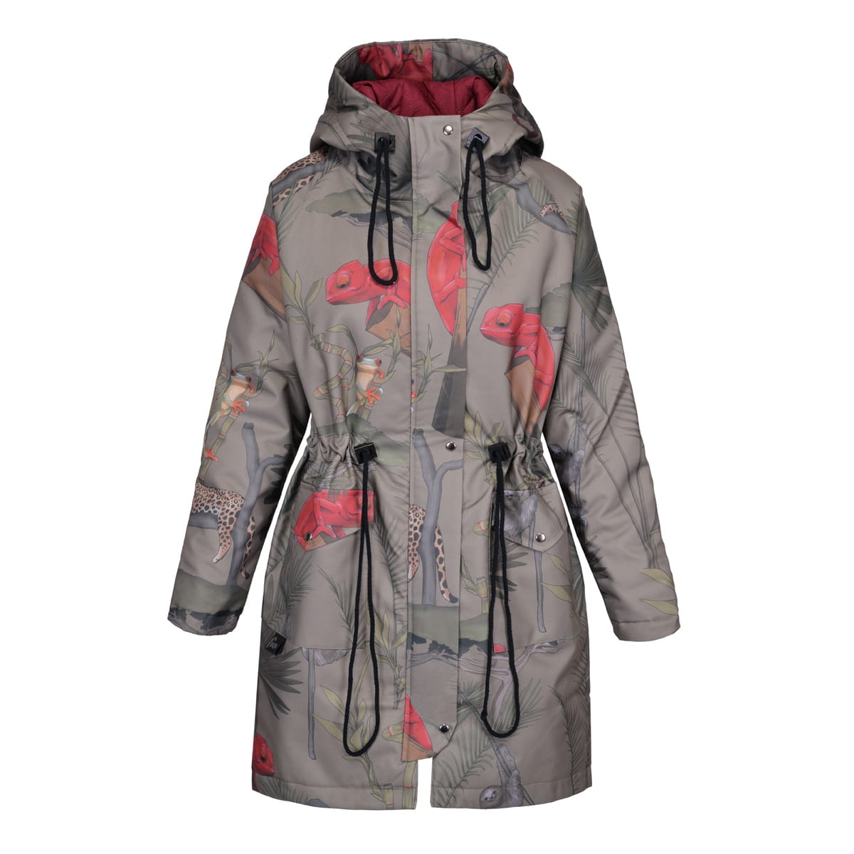 Kurtka zimowa parka – Afryka Khaki