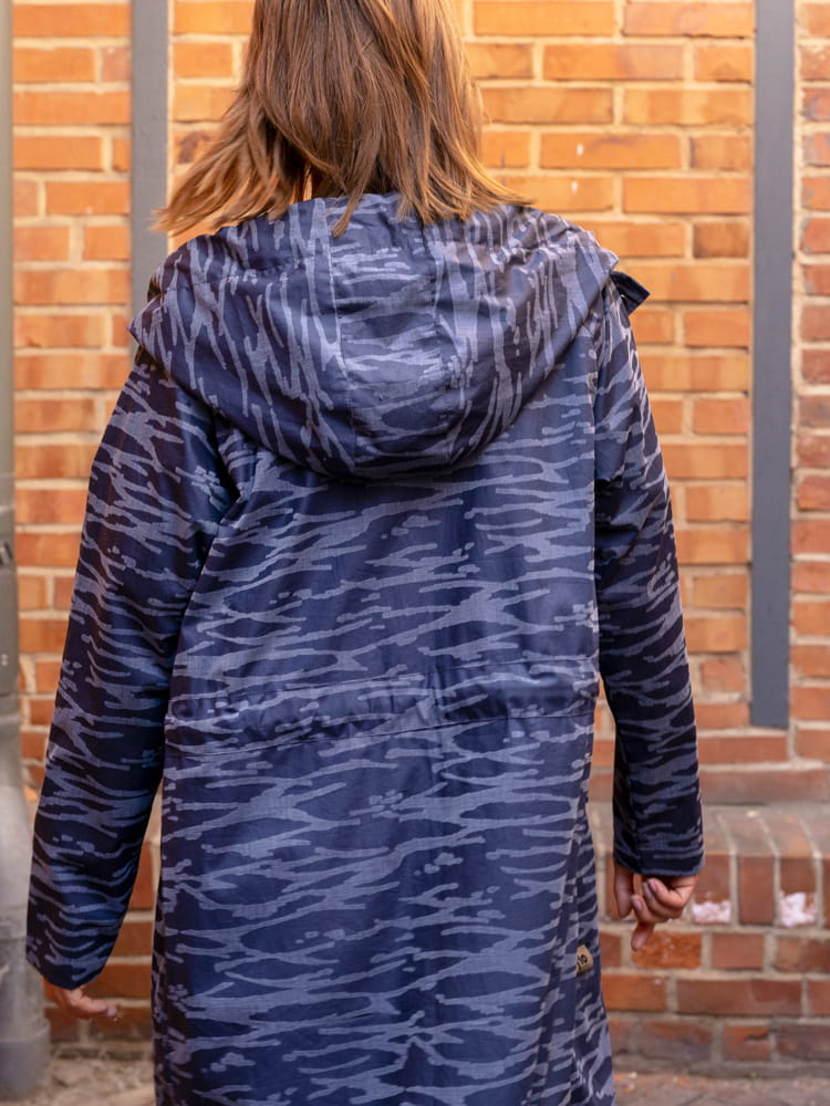 Kurtka wodoodporna FIO Parka - MORO BLUE