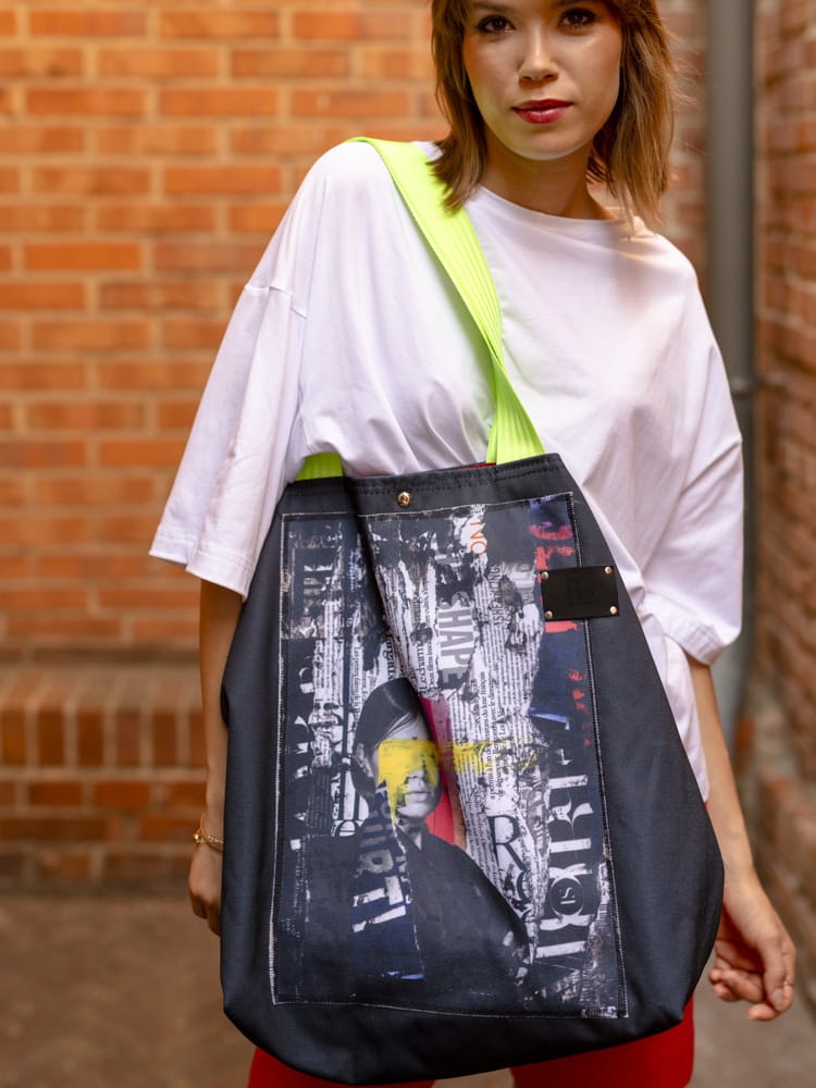 Torba Shopper Fio - Kolaż