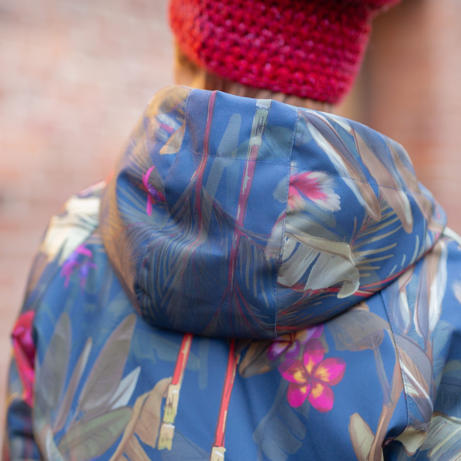 Kurtka parka zimowa - papugi