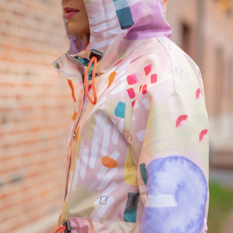 Kurtka parka zimowa - pastel