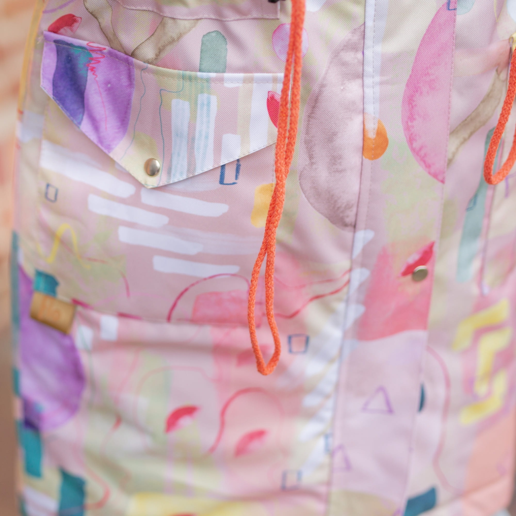 Kurtka parka zimowa - pastel