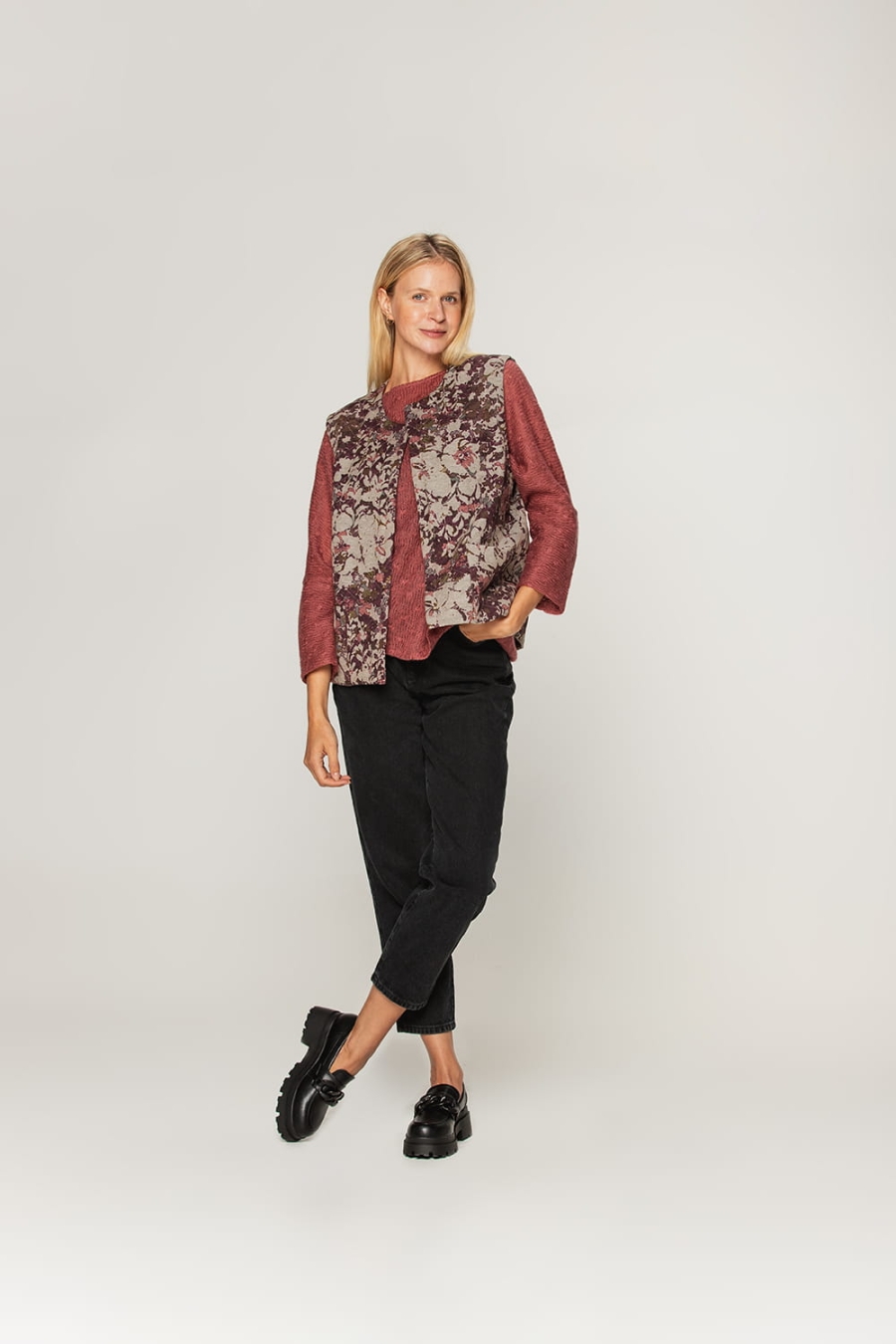 Kamizelka dwustronna Alice - Fiorella