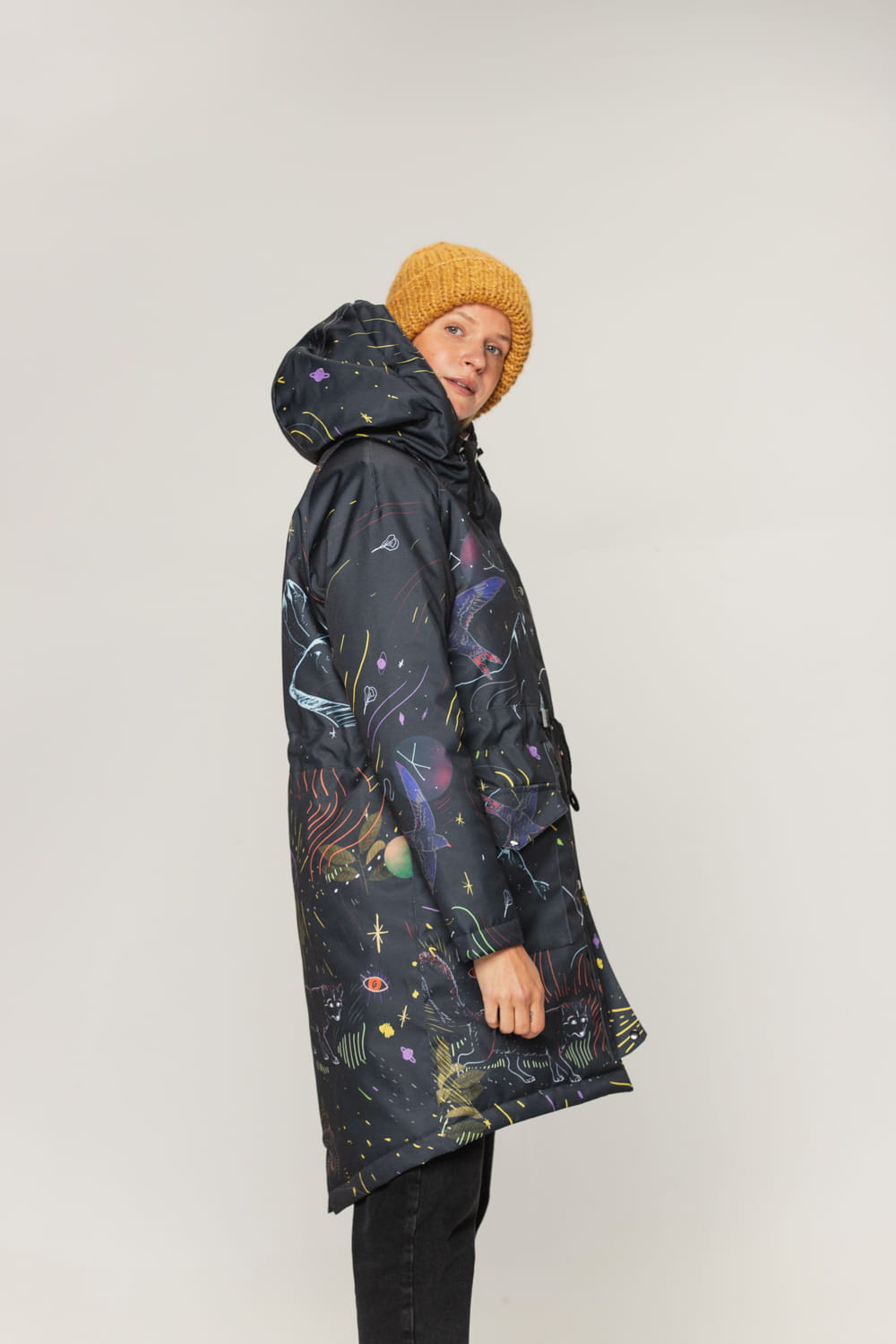 Kurtka parka zimowa - Galaxy
