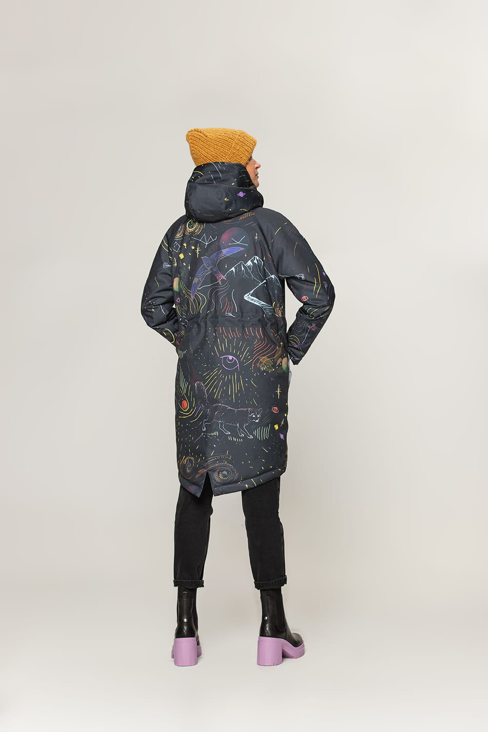 Kurtka parka zimowa - Galaxy