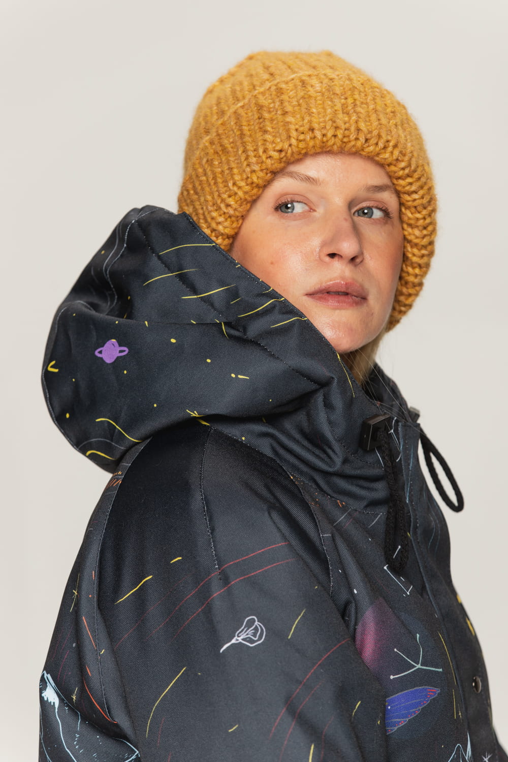 Kurtka parka zimowa - Galaxy
