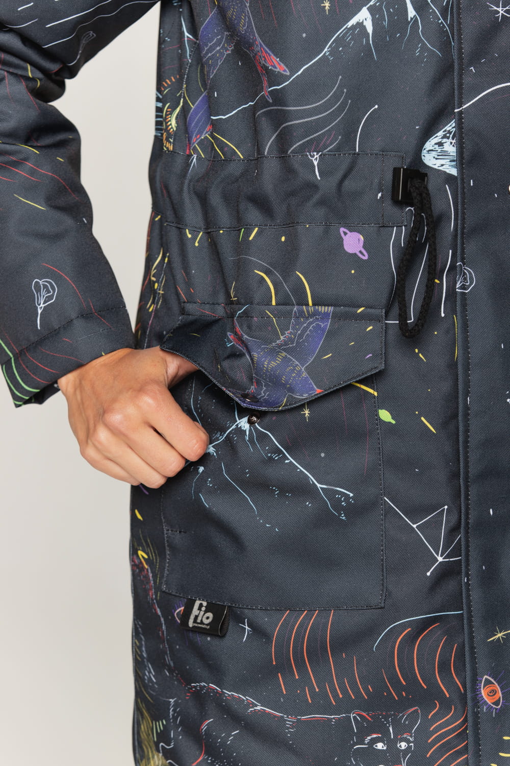 Kurtka parka zimowa - Galaxy
