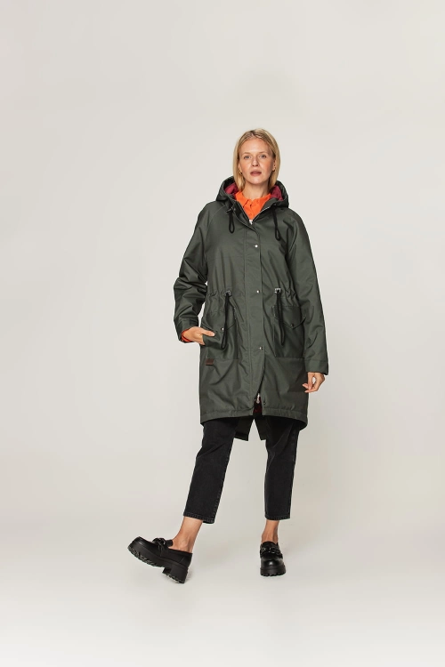 Kurtka parka zimowa - Verde