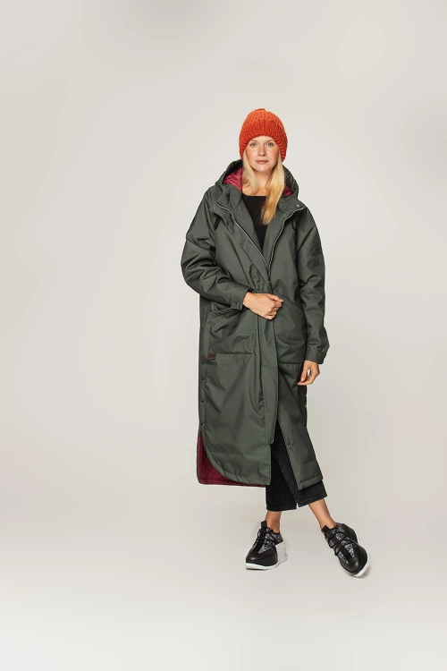 Peleryna Zimowa Long - Verde