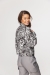Kurtka Estera - Szare Kwiaty