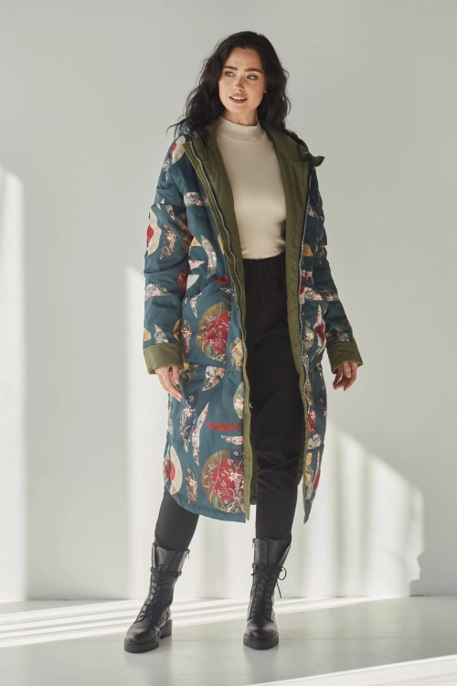 Peleryna Zimowa dwustronna
