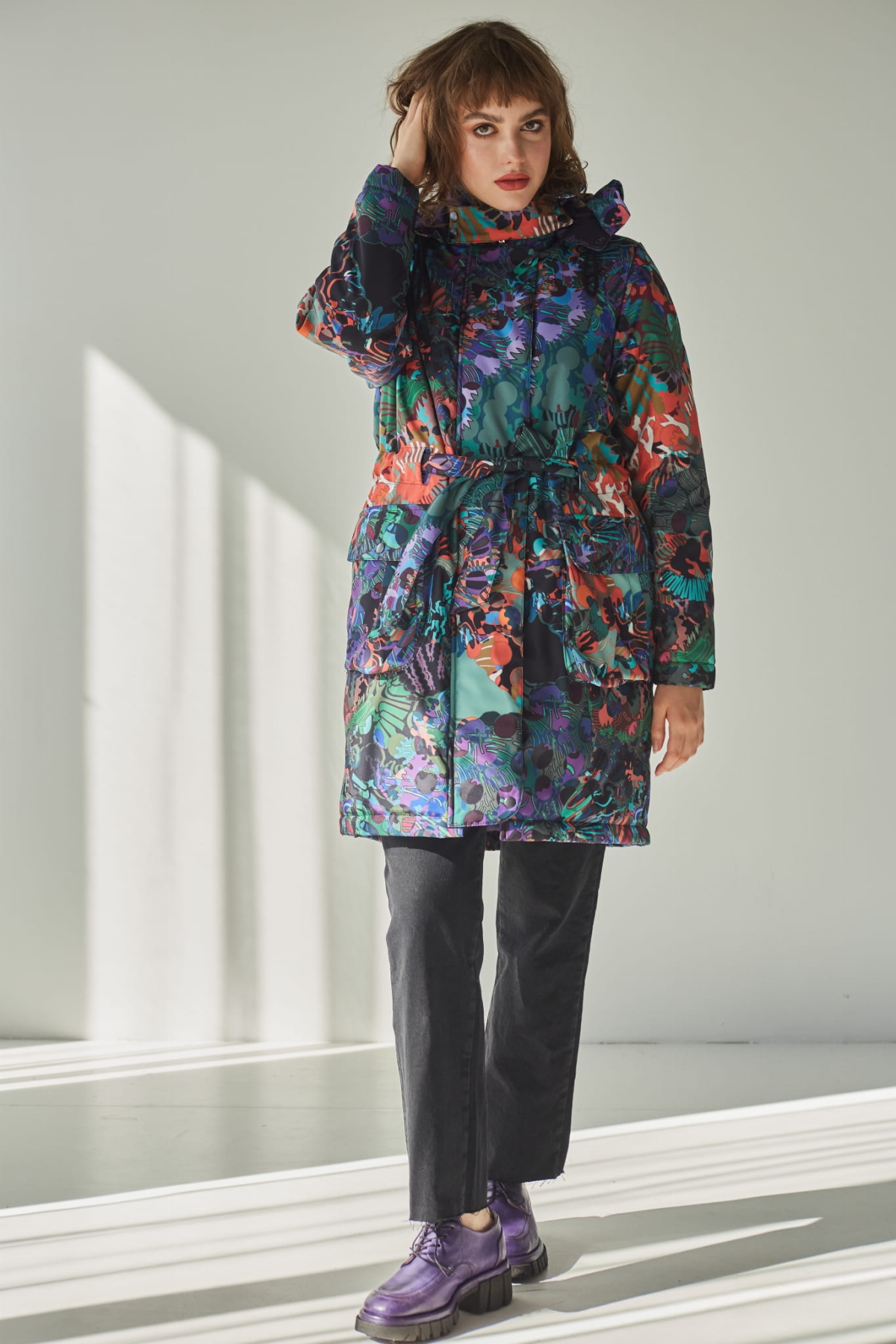 lekka kurtka damska Azurra na chłodne dni, ocieplina Thinsulate