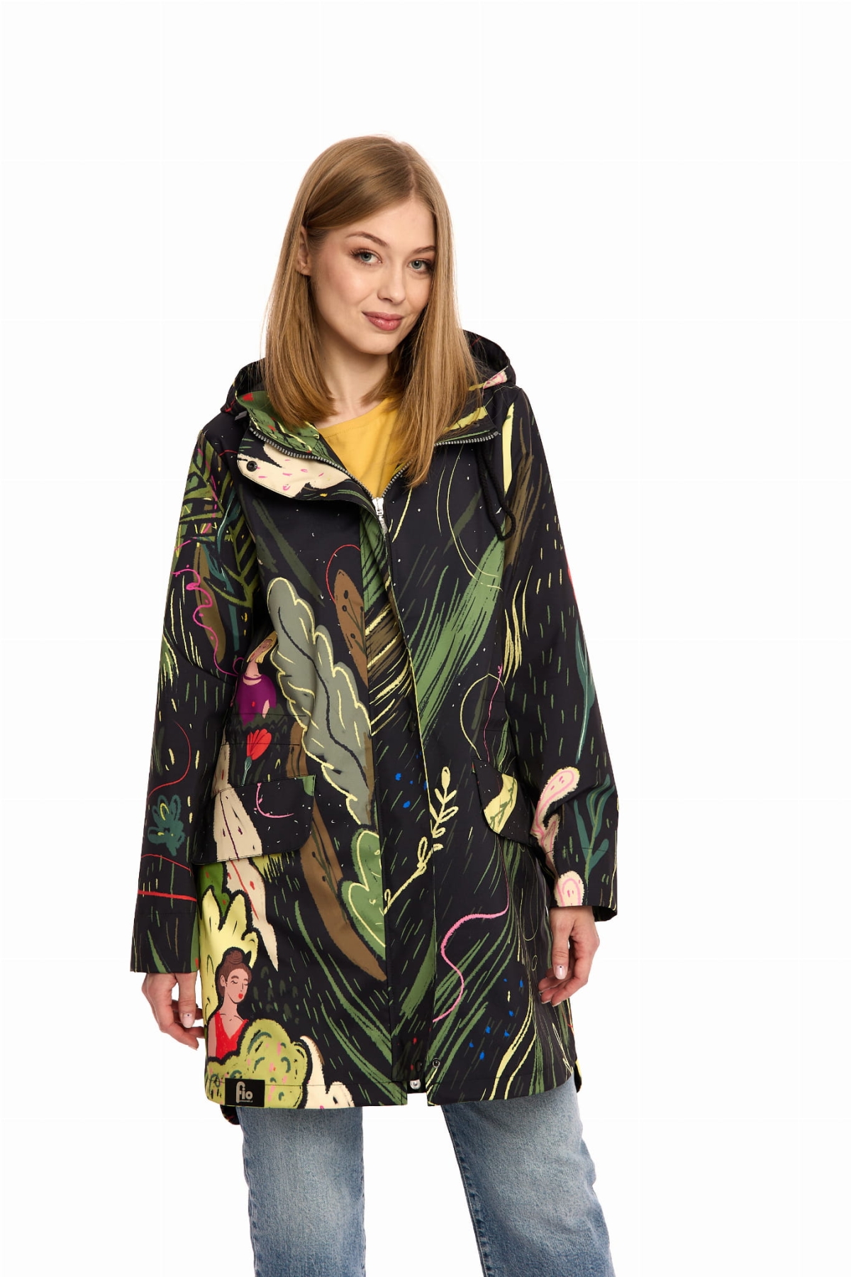 Kurtka Flora "Ceres" - Wiatro- i Wodoodporna z pracowni Fio