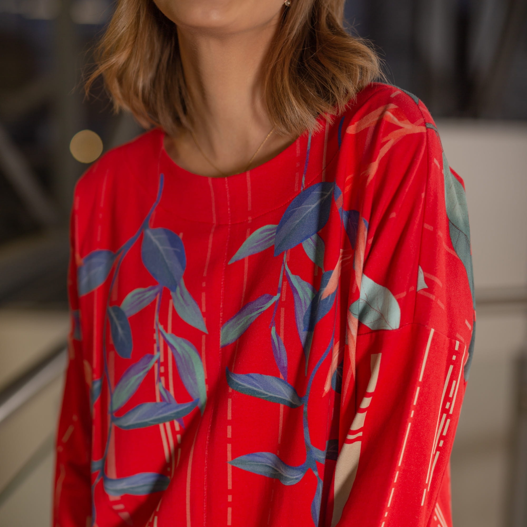 Sukienka Fio Tuba - Butterfly Red