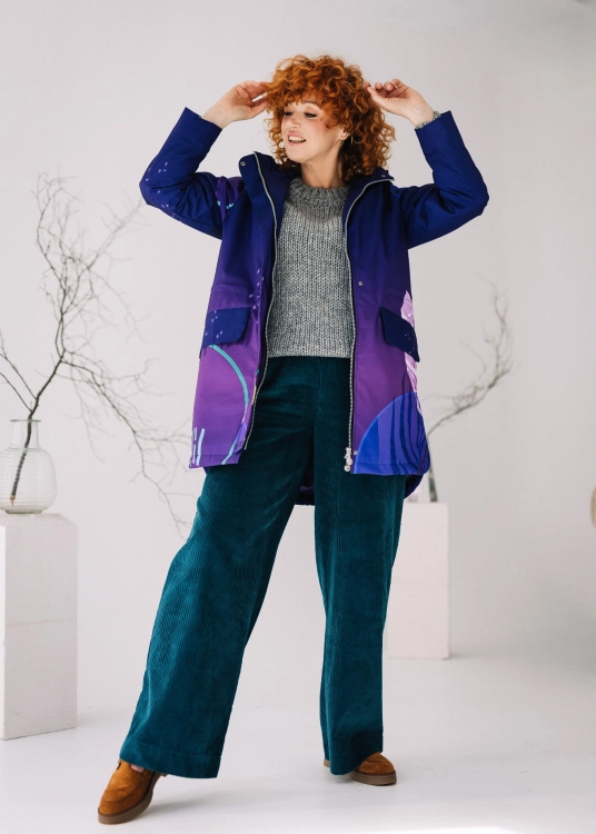 Parka ocieplana COSMOS Silent Flora Pracownia FIO