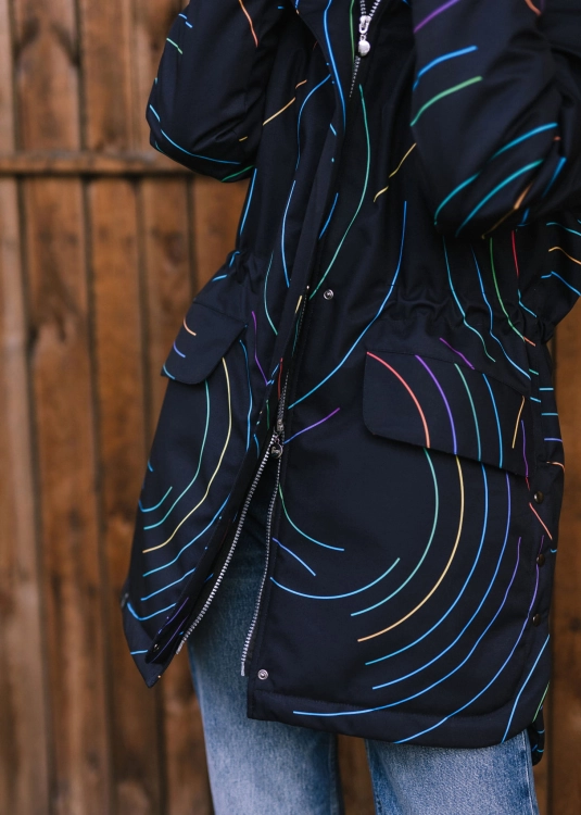 Ocieplana kurtka Venus z kolekcji Silent Flora - elegancja i funkcjonalnoś
