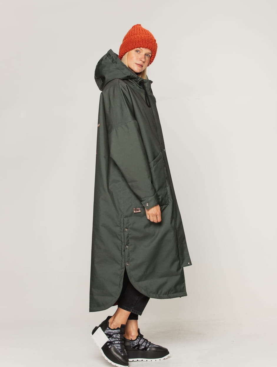 Peleryna Zimowa Long - Verde