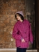 Kurtka wełniana TINITA -Fucsia