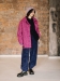 Kurtka wełniana TINITA -Fucsia