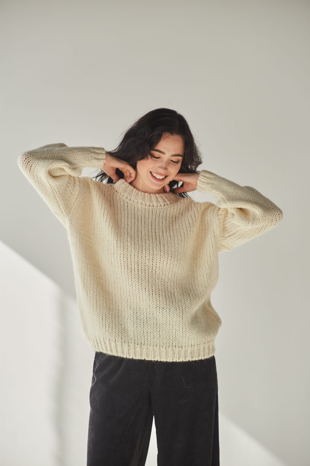 Sweter Damski - Moli Beżowy