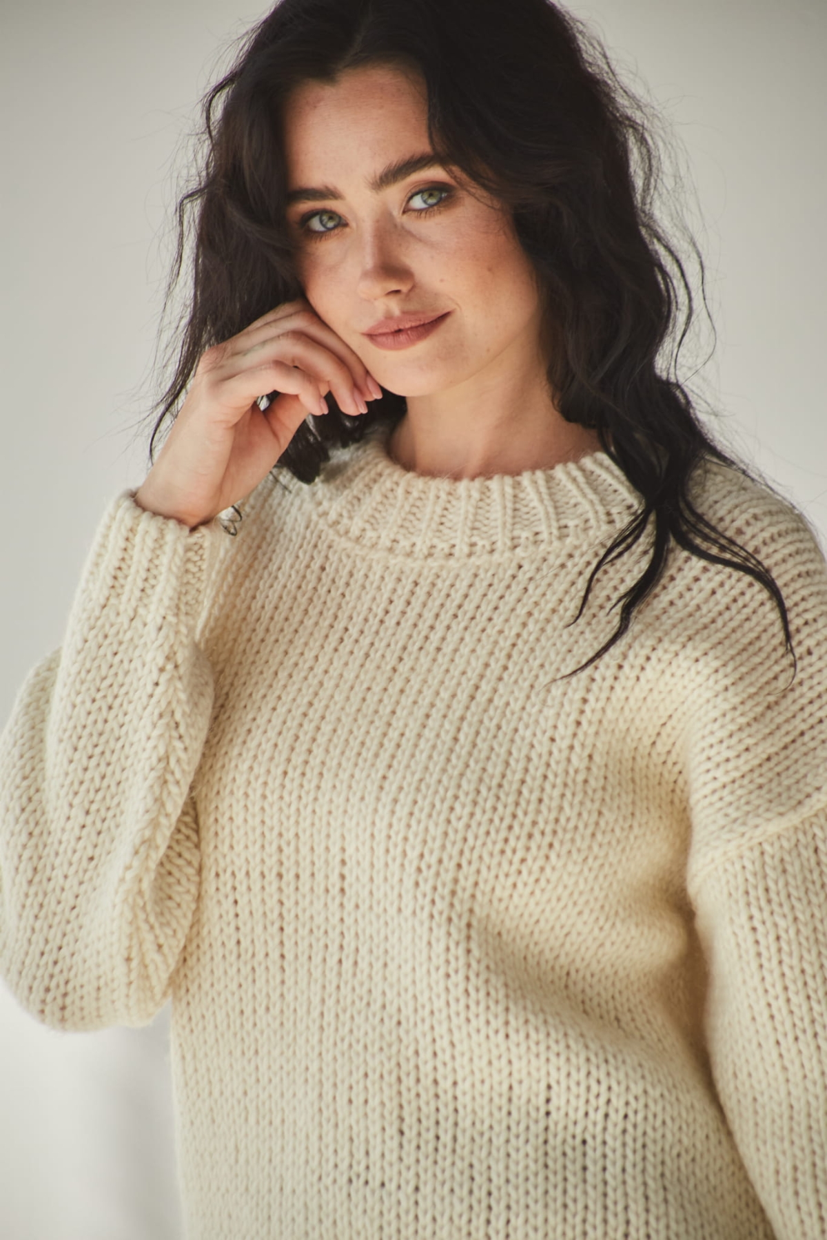 Sweter Damski - Moli Beżowy