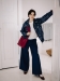 Kurtka Aura Denim – stylowa kurtka żakardowa w odcieniu klasycznego denimu | Pracownia Fio