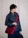 Kurtka Aura Denim – stylowa kurtka żakardowa w odcieniu klasycznego denimu | Pracownia Fio
