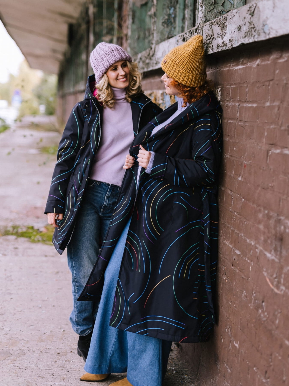 Ocieplany płaszcz "Hoodie Uno