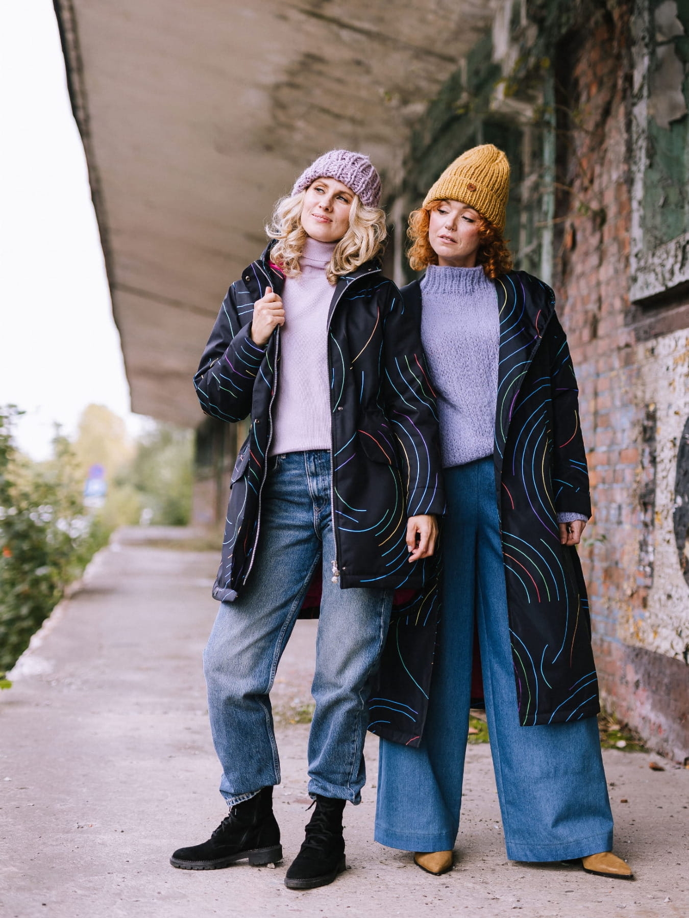 Ocieplany płaszcz "Hoodie Uno