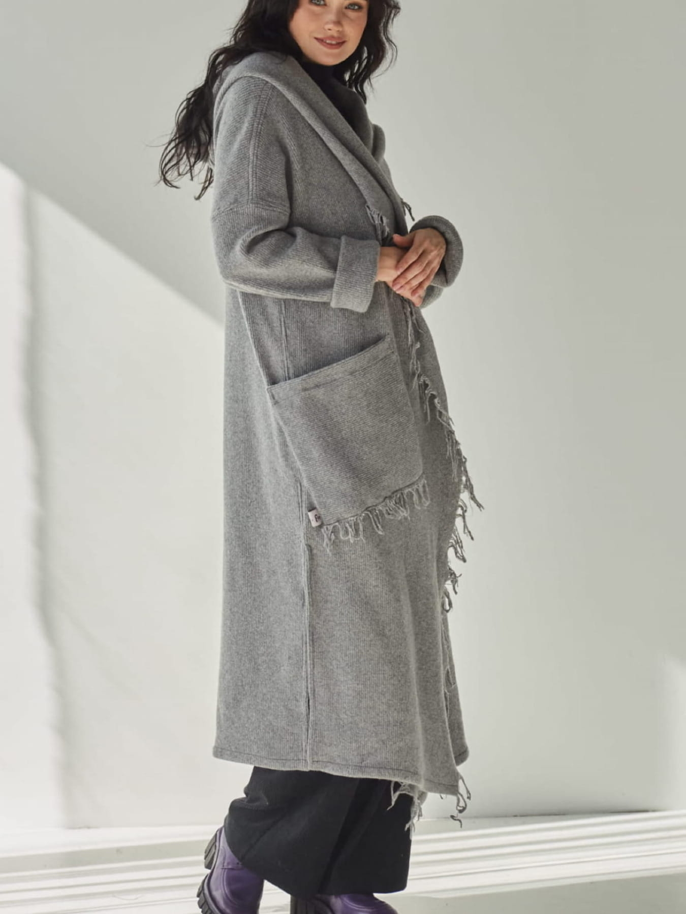 Płaszcz  wełniany Amalia Grey