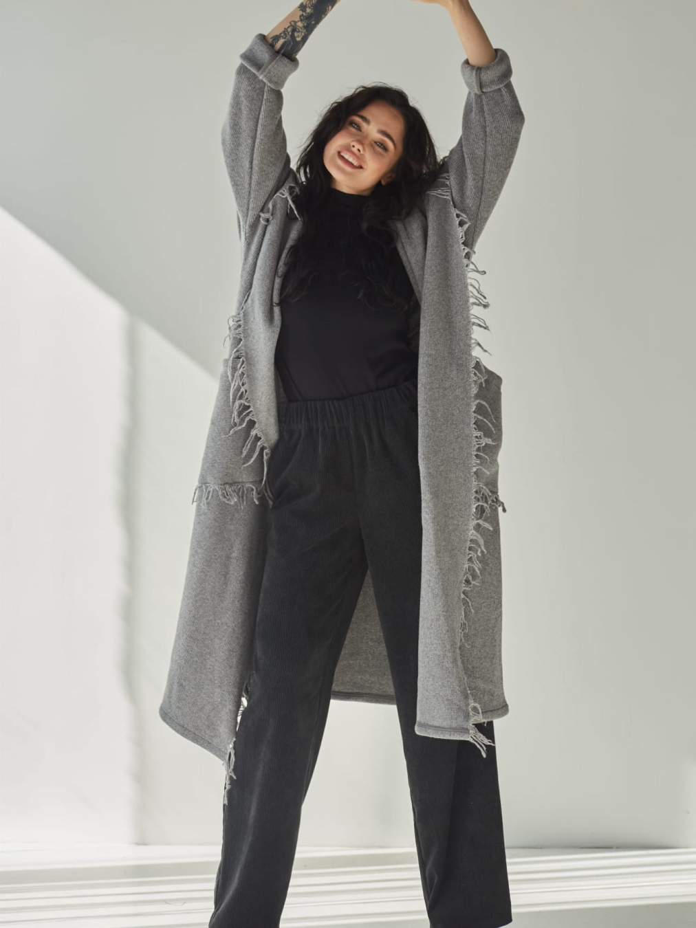 Płaszcz  wełniany Amalia Grey