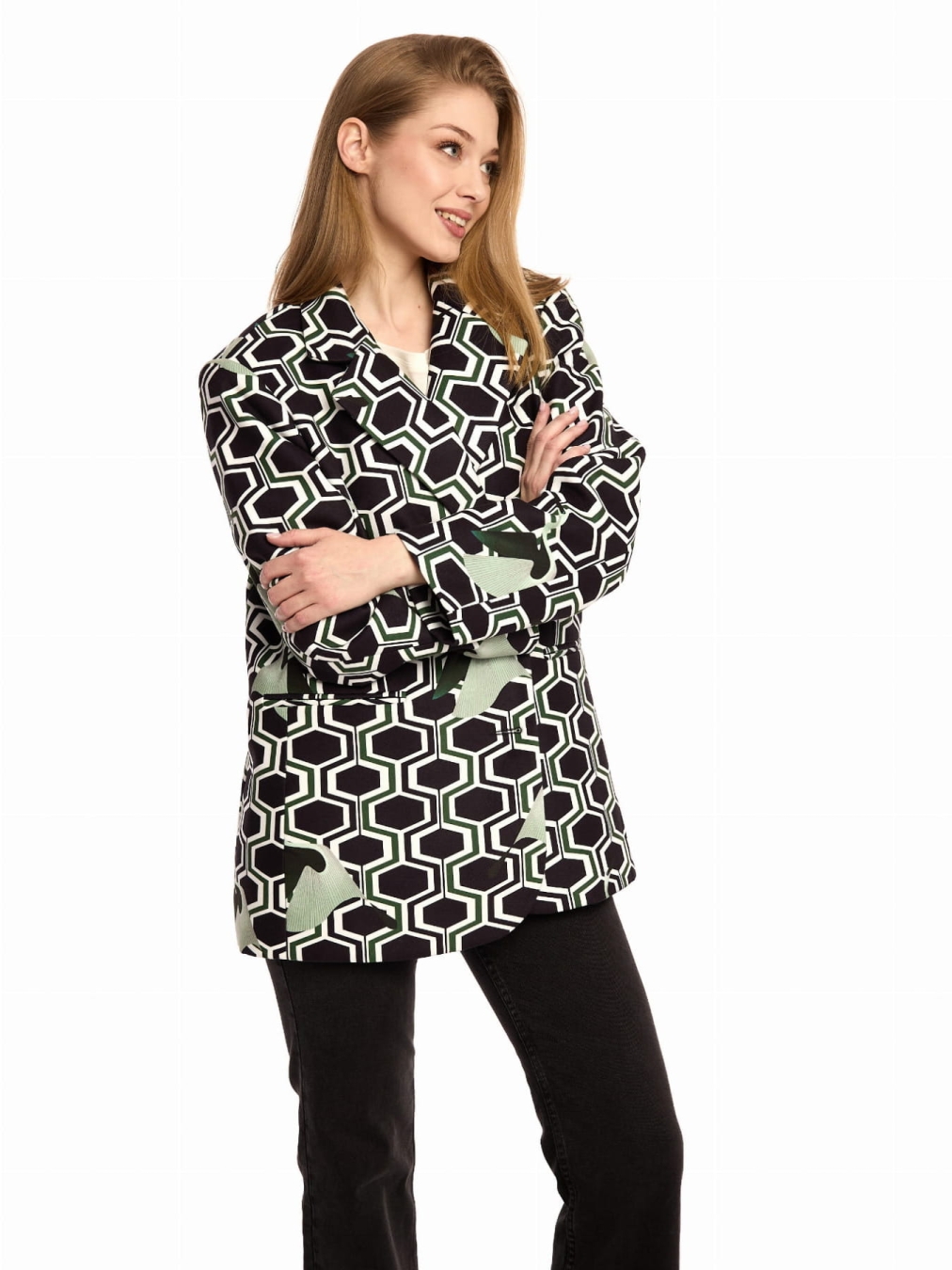 Marynarka Airone Oversize Geometria- Pracowni FIO