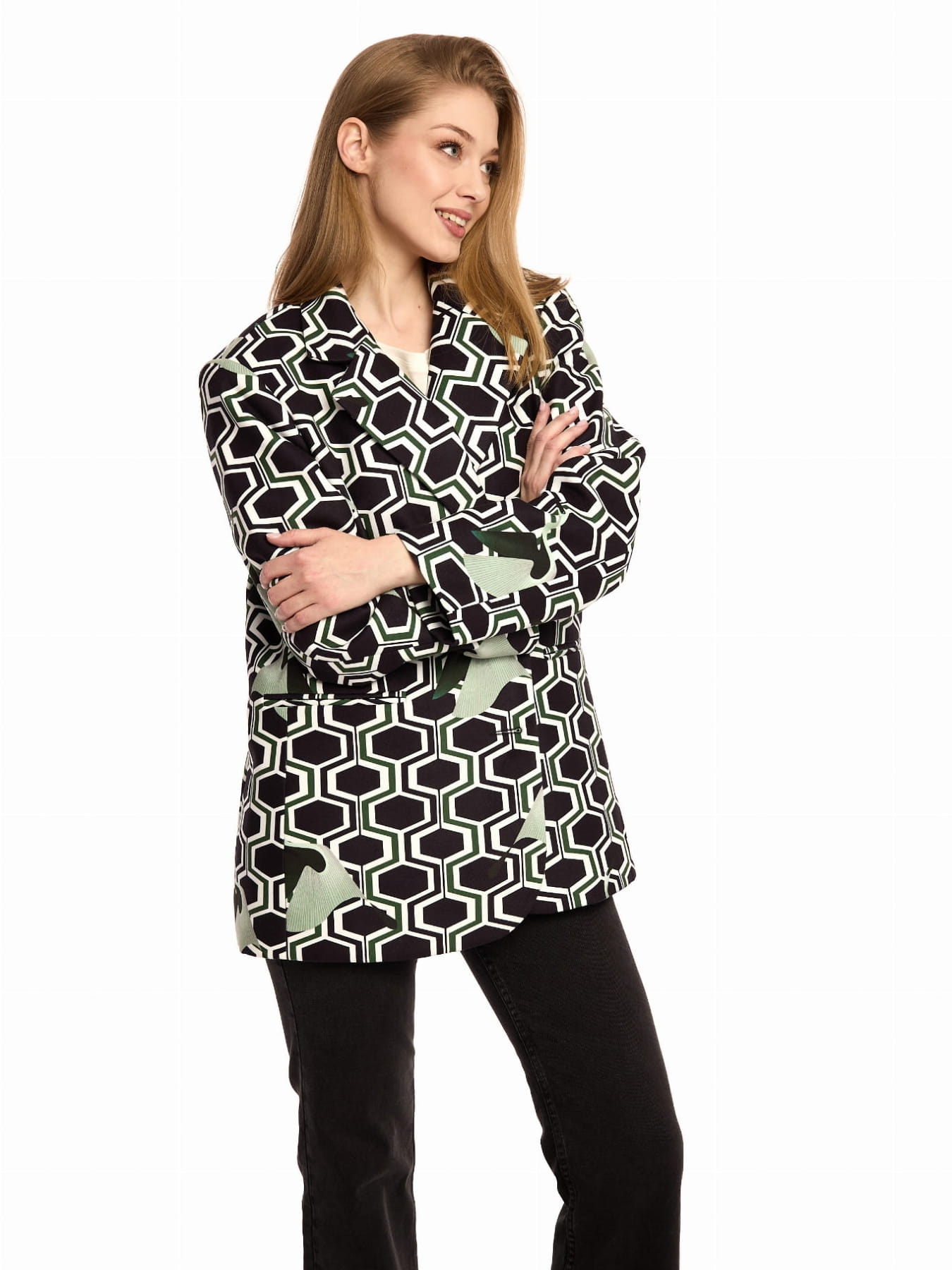 Marynarka Airone Oversize Geometria- Pracowni FIO